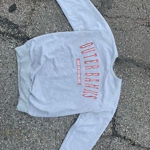 long sleeved crew neck, lightly worn.